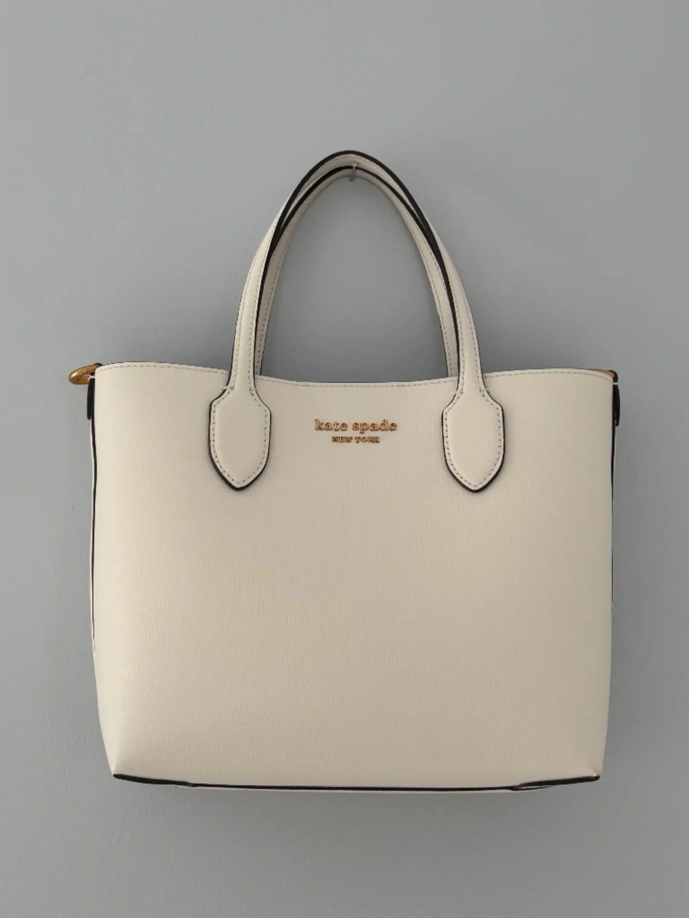 Kate spade New York Medium Bleecker Saffiano Leather Tote/Crossbody Parchment